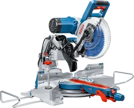 254mm 블레이드가 장착된 Bosch GCM 10 GDJ 미터 톱.