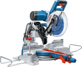 254mm 블레이드가 장착된 Bosch GCM 10 GDJ 미터 톱.