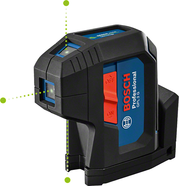 Bosch GPL 3 G 포인트 레이저 레벨링 도구, 자동 레벨링.