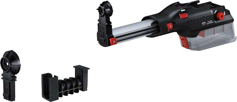 드릴용 Bosch GDE 28 D 통합형 집진기.