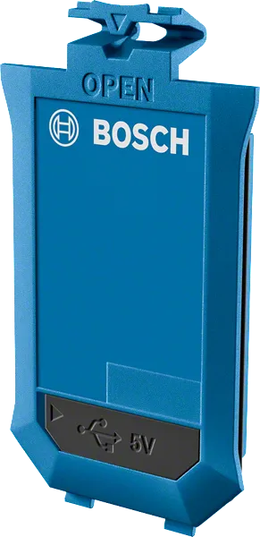 USB 충전 기능이 있는 Bosch BA 3.7V 1.0Ah A 배터리 팩.