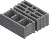 콘크리트 건축 블록.