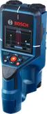 동적 디스플레이가 탑재된 Bosch D-tect 200 벽면 스캐너.