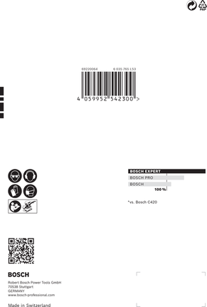 오비탈 샌더용 EXPERT C470 사포, 6홀 115 x 107mm, G 80 10종 Bosch EXPERT C470 115 x 107 mm 사포 10개입.