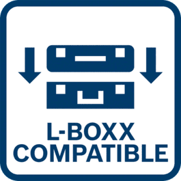 L-BOXX 결합 기능을 이용해 L-BOXX의 상단에 미끄러지지 않게 적재할 수 있음