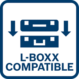  L-BOXX 결합 기능을 이용해 L-BOXX의 상단에 미끄러지지 않게 적재할 수 있음