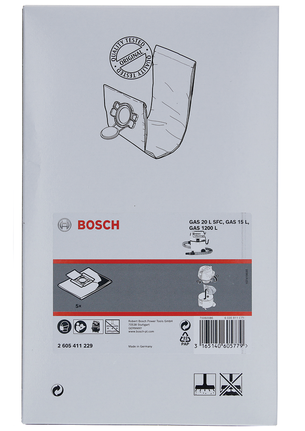 플리스 주머니 Bosch 플리스 백 5개입.