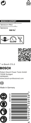 EXPERT CYL-9 MultiConstruction 드릴 비트 3 x 40 x 70mm Bosch EXPERT CYL-9 멀티컨스트럭션 드릴 비트 3 x 40 x 70mm.