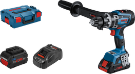 ProCORE18V 배터리가 장착된 Bosch GSB 18V-150 C 무선 콤비 드릴.