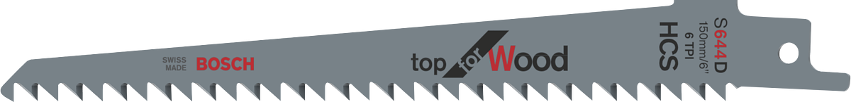 빠른 목재 절단을 위한 Bosch S644D 톱날.