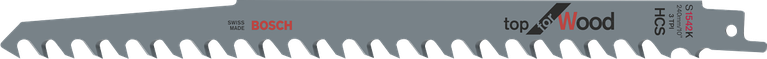 빠른 목재 절단을 위한 Bosch S2345X 톱날.
