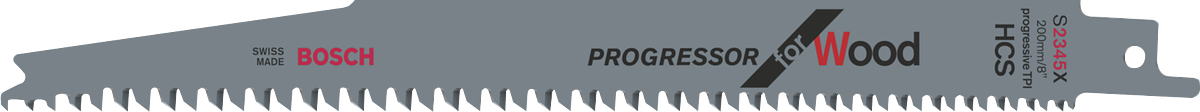 목재용 Bosch 프로그레서 왕복 톱날.