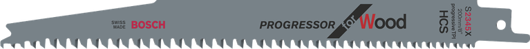 목재용 Bosch 프로그레서 왕복 톱날.