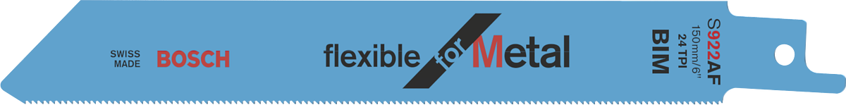 금속용 Bosch S922AF 왕복톱날.
