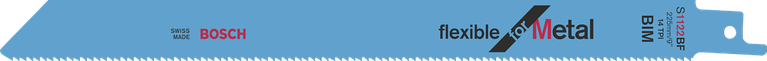 금속 왕복 톱날용 Bosch 플렉시블.