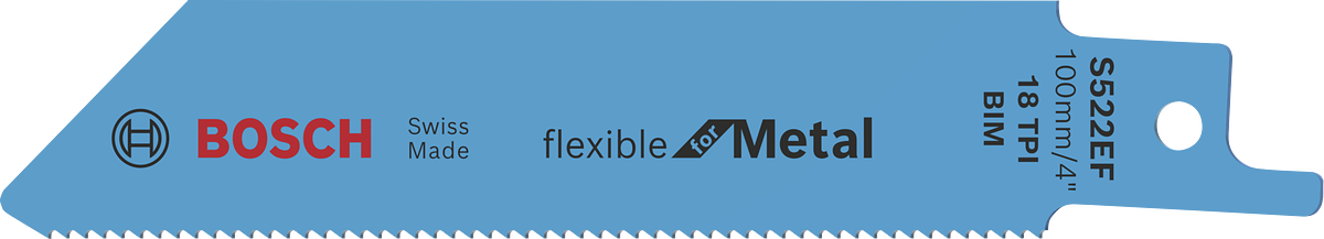 Bosch S522EF 유연 금속 절단 톱날.