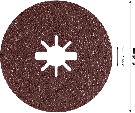 Bosch EXPERT R781 X-LOCK 파이버 디스크 125mm, 그릿 36.