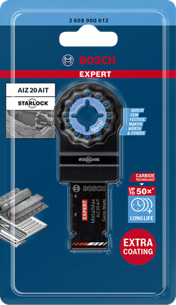 EXPERT MetalMax AIZ 20 AIT 멀티툴 블레이드 40 x 20mm Bosch 엑스퍼트 메탈맥스 멀티툴 블레이드 40 x 20 mm.