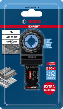 EXPERT MetalMax AIZ 20 AIT 멀티툴 블레이드 40 x 20mm 5종 Bosch 엑스퍼트 메탈맥스 AIZ 20 AIT 5피스 멀티툴 블레이드 40×20mm.