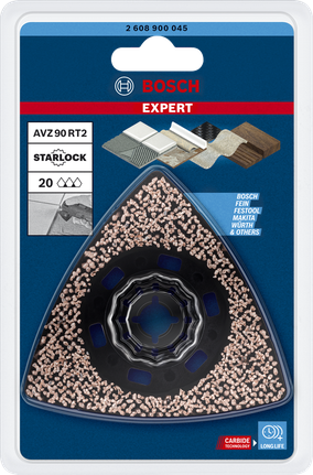 EXPERT Sanding Plate AVZ 90 RT2 멀티툴 블레이드 90mm Bosch EXPERT AVZ 90 RT2 샌딩 플레이트 90mm.