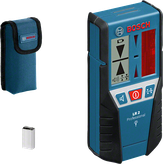 보호 파우치가 포함된 Bosch LR 2 레이저 수신기.