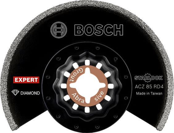 EXPERT Grout Segment Blade ACZ 85 RD4 멀티툴 블레이드 85mm Bosch EXPERT 그라우트 세그먼트 블레이드 다이아몬드 85mm.