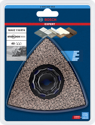 Bosch EXPERT MAVZ 116 RT4 샌딩 플레이트 116mm.