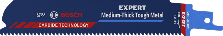 EXPERT ‘Medium-Thick Tough Metal’ S 955 HHM 컷소날 1종 Bosch EXPERT 중간 두께의 견고한 금속 왕복 톱날.