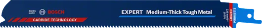 Bosch EXPERT 중간 두께의 견고한 금속 톱날.
