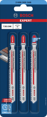 EXPERT Plastic Composites clean T301CHM Bosch EXPERT T301CHM 톱날 3개입.