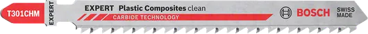 EXPERT Plastic Composites clean T301CHM 직쏘날 플라스틱 복합재용 Bosch T301CHM 톱날.