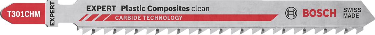 플라스틱 복합재용 Bosch T301CHM 톱날.
