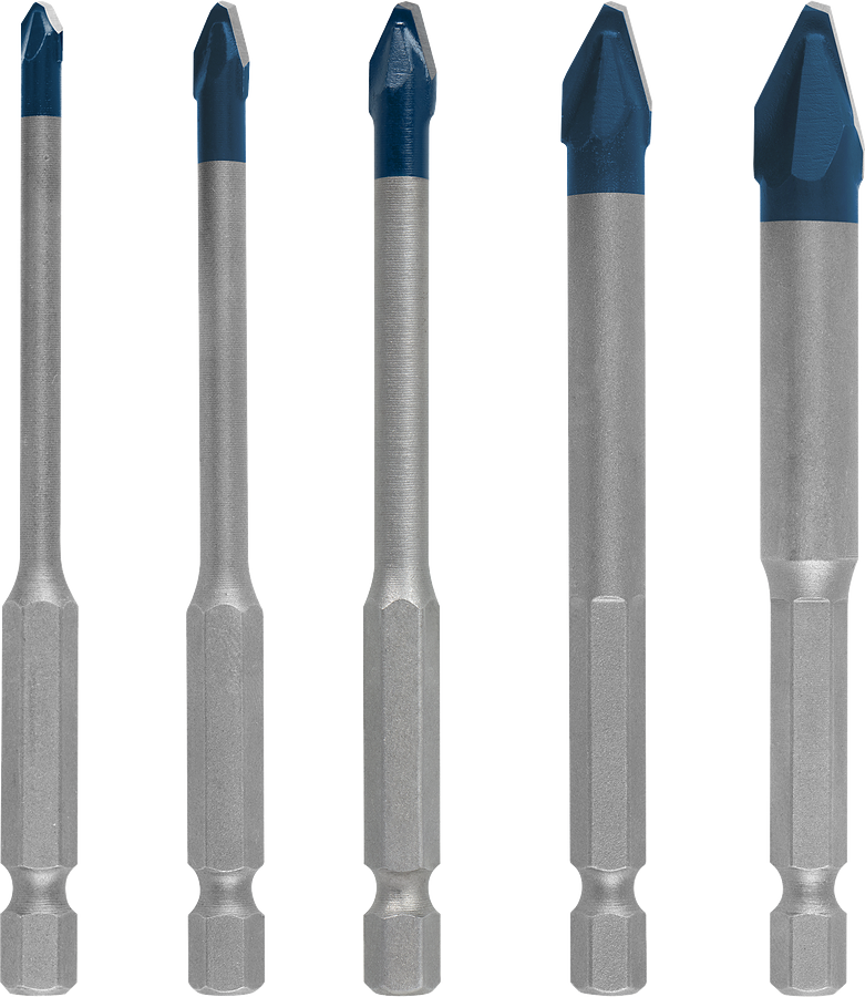 Bosch EXPERT HEX-9 하드세라믹 드릴 비트 세트, 5개.