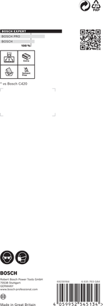 EXPERT S471 표준 샌딩 블록, 26 x 69 x 97mm, 중간, 미세, 초미세, 3피스 Bosch EXPERT S471 샌딩 블록 세트.