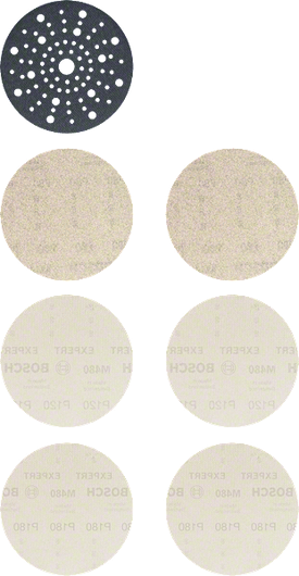 Bosch EXPERT M480 스타터 키트 샌딩 디스크 150mm 오픈 네트.