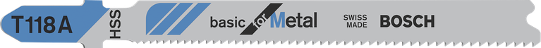 직소날 T 118 A 금속 절단용 Bosch T118A 톱날.