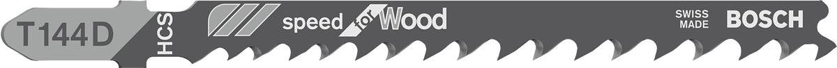 빠른 목재 절단을 위한 Bosch T144D 톱날.