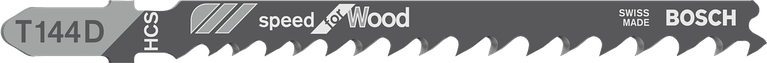 빠른 목재 절단을 위한 Bosch T144D 톱날.