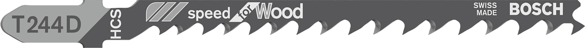 빠른 목재 절단을 위한 Bosch T244D 톱날.