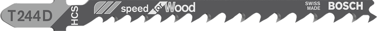 빠른 목재 절단을 위한 Bosch T244D 톱날.