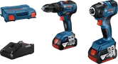Bosch GDR 18V-200 및 GSB 18V-55 콤보 키트 무선 공구.