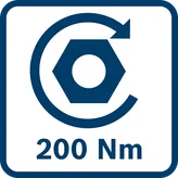 ProCORE18V 배터리가 장착된 Bosch GDR 18V-200 임팩트 드라이버.