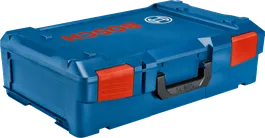 XL-BOXX 손잡이가 달린 Bosch XL-BOXX 도구 보관 케이스.