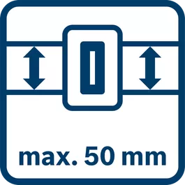 ProClick 홀더는 최대 50 mm 높이까지 모든 벨트에 부착 가능합니다