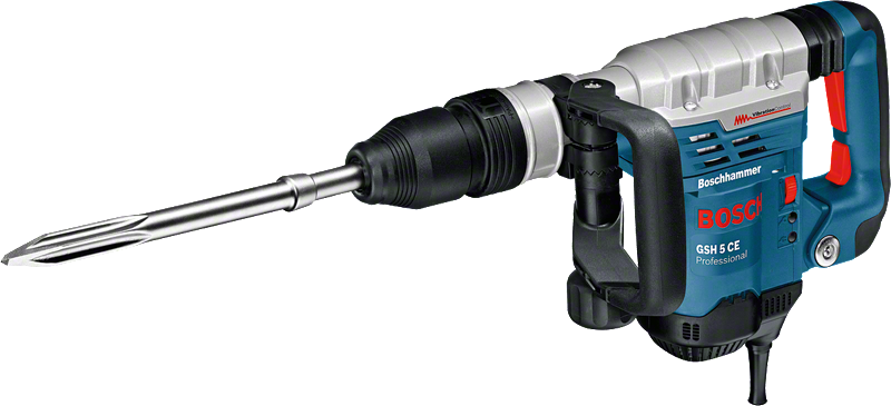Bosch GSH 5 CE 파괴 망치, 진동 제어.