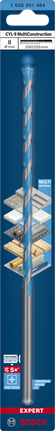 EXPERT CYL-9 MultiConstruction 드릴 비트 8 x 200 x 250mm Bosch EXPERT CYL-9 멀티컨스트럭션 드릴 비트 8×200×250mm.