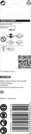 EXPERT CYL-9 MultiConstruction 드릴 비트 12 x 200 x 250mm Bosch EXPERT CYL-9 멀티컨스트럭션 드릴 비트 12×200×250mm.