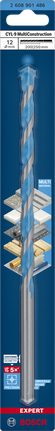 EXPERT CYL-9 MultiConstruction 드릴 비트 12 x 200 x 250mm Bosch EXPERT CYL-9 멀티컨스트럭션 드릴 비트 12×200×250mm.