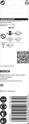EXPERT CYL-9 MultiConstruction 드릴 비트 14 x 200 x 250mm Bosch EXPERT CYL-9 MultiConstruction 드릴 비트 14×200×250mm 포장.