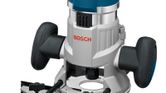 Bosch GKF 1600, 듀얼 핸들이 장착된 인체공학적 라우터.